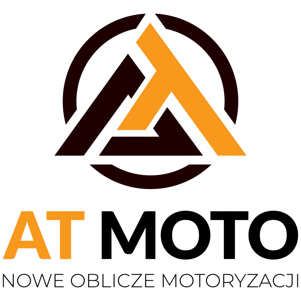 Logo ATMOTO Nowe oblicze motoryzacji pionowe